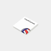 Volleybalcoach dank je cadeau sticky noten! post-it® notes (Schuin)