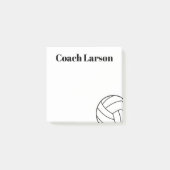 Volleybalcoach dank je cadeau sticky noten! post-it® notes (Voorkant)