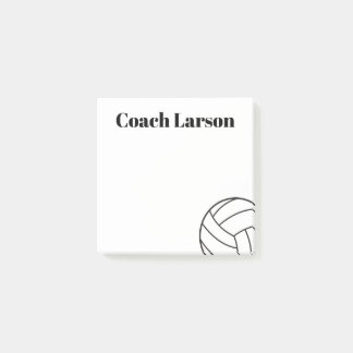 Volleybalcoach dank je cadeau sticky noten! post-it® notes