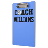 Volleybalcoach - Gepersonaliseerd Klembord (Links)