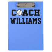 Volleybalcoach - Gepersonaliseerd Klembord (Voorkant)
