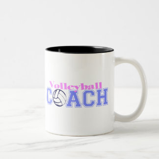 Volleybalcoach (versie B) Tweekleurige Koffiemok