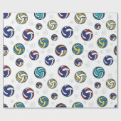 Volleybalen Cadeaupapier (Vlak)