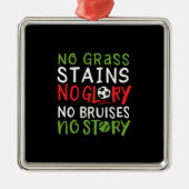 VolleybalGezegde Metalen Ornament (Voorkant)