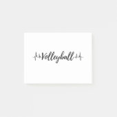 Volleybalhartslag Post-it® Notes (Voorkant)
