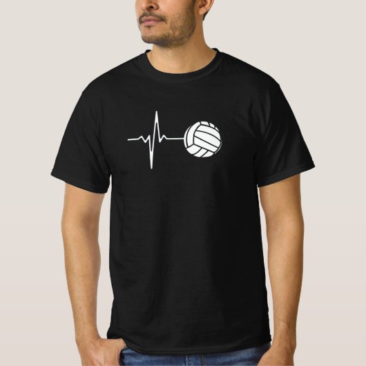 Volleybalhartslag T-shirt (Voorkant)