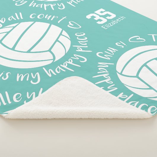 volleybalhof , mijn gelukkige girale schrijfwijze sherpa deken (3/4)