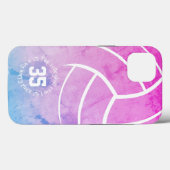 volleybalhof mijn gelukkige plek girly pastels Case-Mate iPhone case (Achterkant (horizontaal))