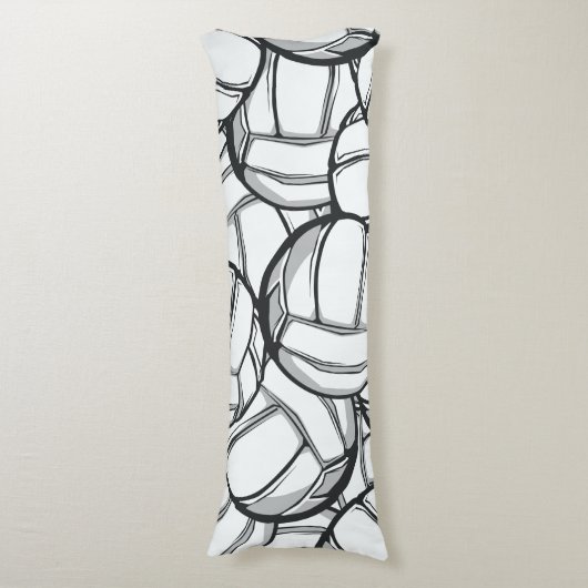 Volleybalhoofdpiloot Lichaamskussen (Voorkant Verticaal)