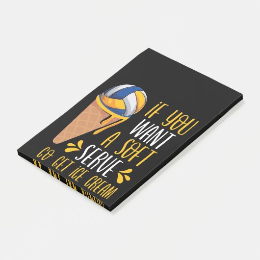 Volleybalijs Post-it® Notes (Schuin)