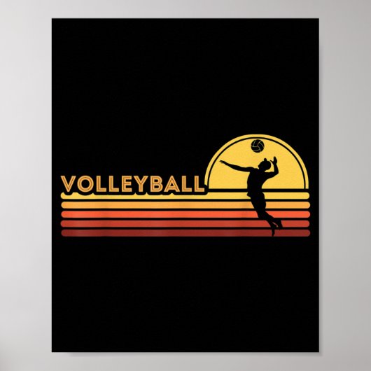 Volleybaljongetjes mannen poster (Voorkant)