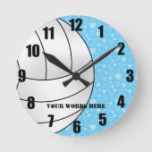 Volleybalklok Ronde Klok (Voorkant)