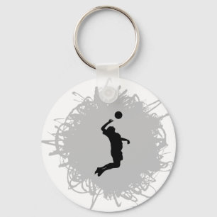Volleybalkrabble Style (mannelijk) Sleutelhanger