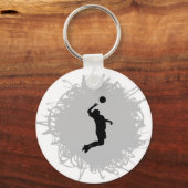 Volleybalkrabble Style (mannelijk) Sleutelhanger (Voorkant)