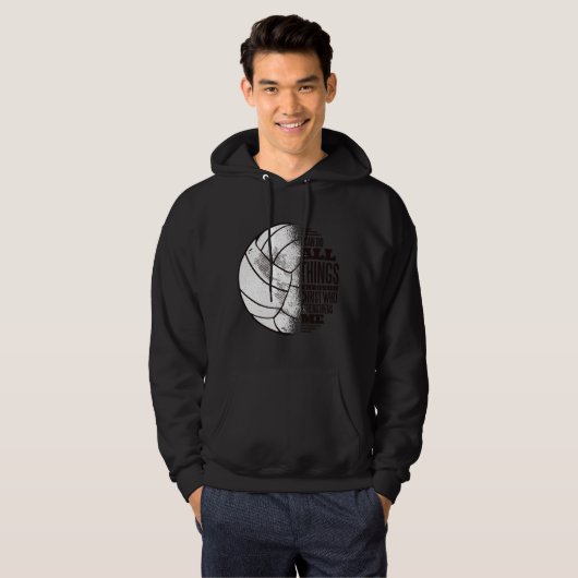 Volleybalkrist Hoodie (Voorkant volledig)