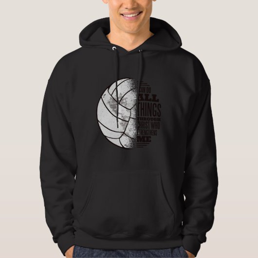 Volleybalkrist Hoodie (Voorkant)