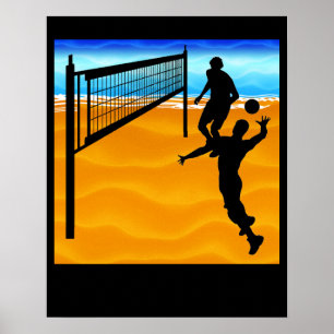 VOLLEYBALL 2015 SJABLONEN POSTER