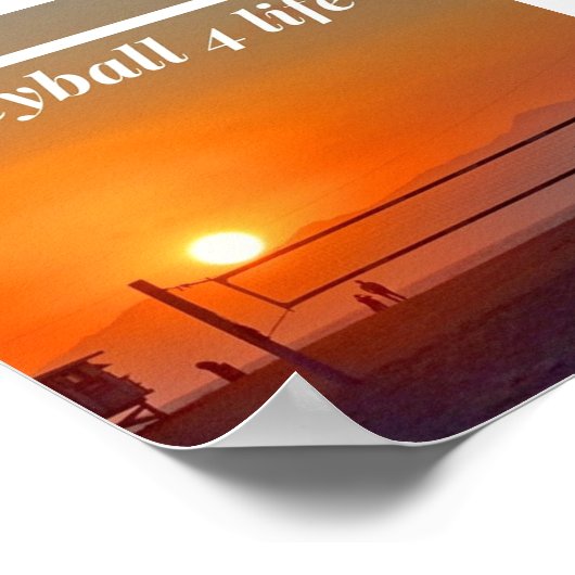 Volleyball 4 Life Poster (Hoek)