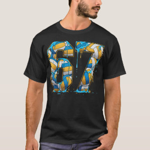 Volleyball 67 Six Seven Sport Grappig Gen Alpha Z T-shirt