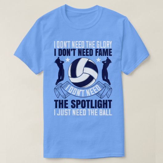 Volleyball A Good Setter als een ober T-shirt (Design voorkant)