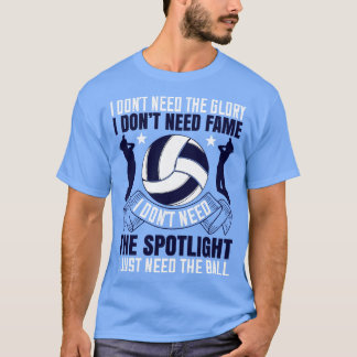 Volleyball A Good Setter als een ober T-shirt
