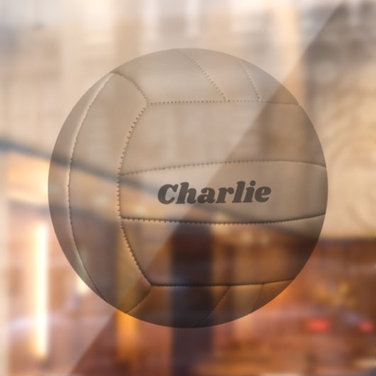 Volleyball-aangepaste naam raamsticker (Vel 2)