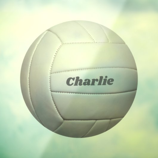 Volleyball-aangepaste naam raamsticker (Vel 3)