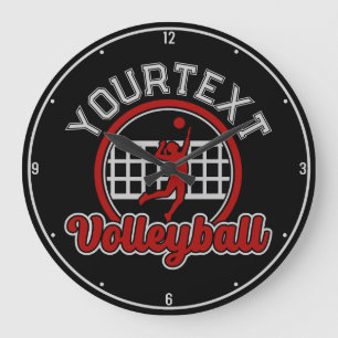 Volleyball ADD NAAM Spike Ball Attack Team Sports Grote Klok