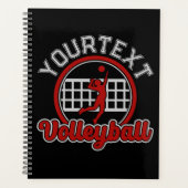 Volleyball ADD NAAM Spike Ball Attack Team Sports Planner (Voorkant)
