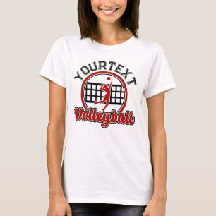 Volleyball ADD NAAM Spike Ball Attack Team Sports T-shirt