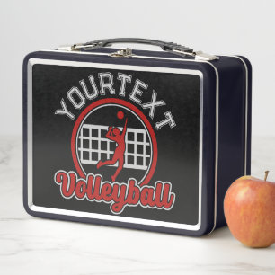 Volleyball ADD NAME Spike Ball Attack Team Player