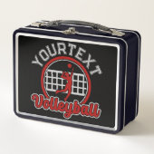 Volleyball ADD NAME Spike Ball Attack Team Player (Voorkant)