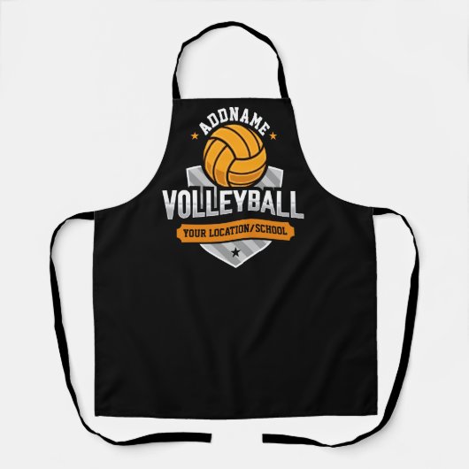 Volleyball ADD TEXT School Varsity Team Speler Schort (Voorkant)