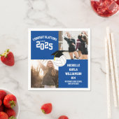 Volleyball Afstuderen Sport Blauw Servet (Insitu)