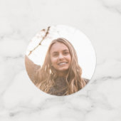 Volleyball Afstuderen Sportgeel Confetti (Kleine voorkant)