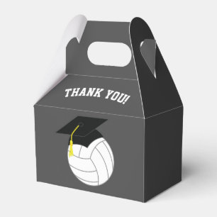 Volleyball Afstuderen Sportgrijs Bedankdoosjes
