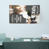 Volleyball Afstuderen Sportgrijs Spandoek (Beurs)