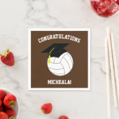 Volleyball Afstuderen Sports Brown Servet (Insitu)