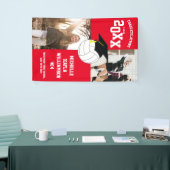 Volleyball Afstuderen Sports Red Spandoek (Beurs)