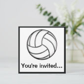 Volleyball After Game Party Kaart (Staand voorkant)
