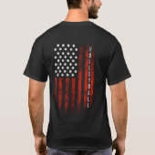 VOLLEYBALL AMERICAN FLAG T-SHIRT (Achterkant)