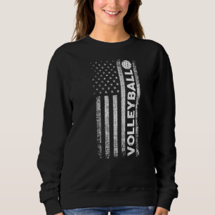 Volleyball American Flag Trui