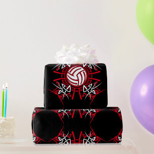 Volleyball Art Glossy Wrapping Paper Cadeaupapier