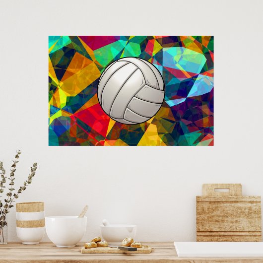 Volleyball Art Poster (Keuken)