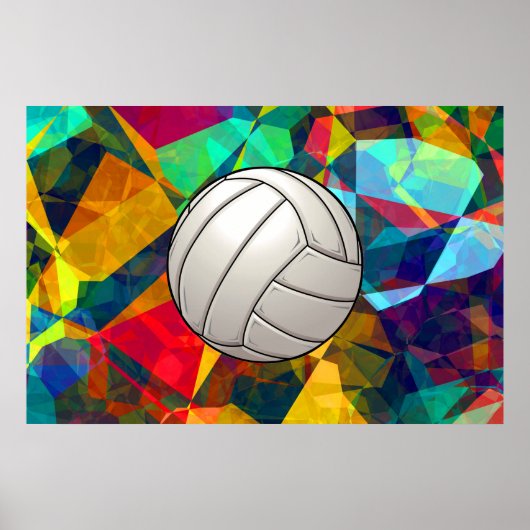 Volleyball Art Poster (Voorkant)