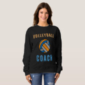 Volleyball Assistant Coach Mom Sport Team Coaching Trui (Voorkant volledig)