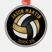 Volleyball 🏐 Award - Gold Metalen Ornament (Voorkant)