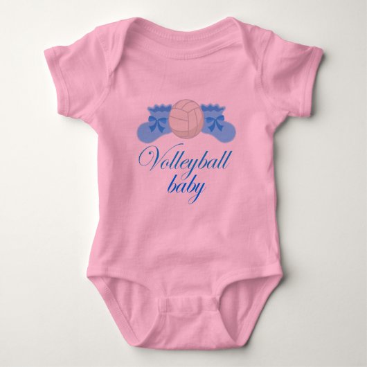 Volleyball Baby Romper (Voorkant)