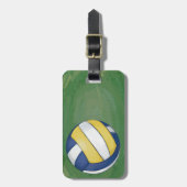 Volleyball Bagagelabel (Voorkant verticaal)