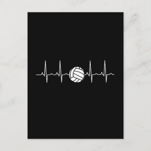Volleyball Ball-hartslag Briefkaart
